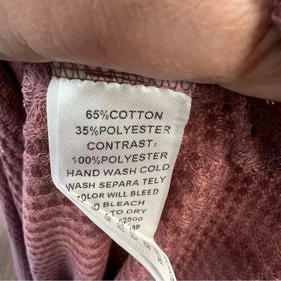 UMGEE waffle knot blouse SZ SM - Picture 4 of 5